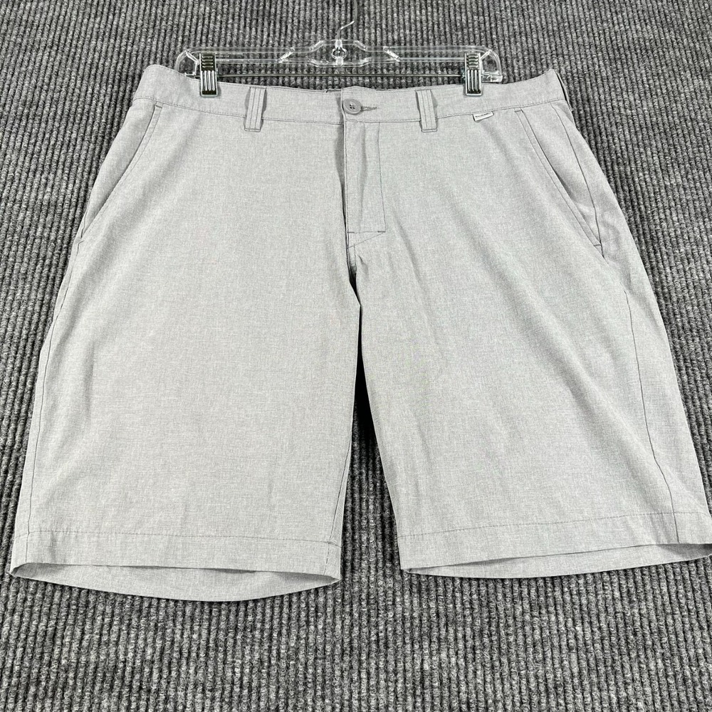 Travis Mathew Shorts Mens Size 34 Gray Chino Golf Outdoor Casual Comfort